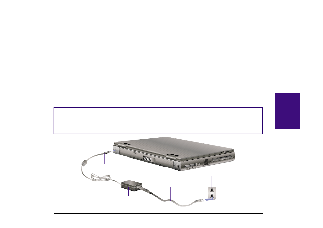 Power connection | Asus F74 User Manual | Page 23 / 68