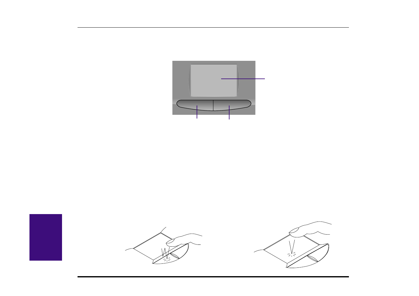 Pointing device, Using the touchpad | Asus F74 User Manual | Page 54 / 68