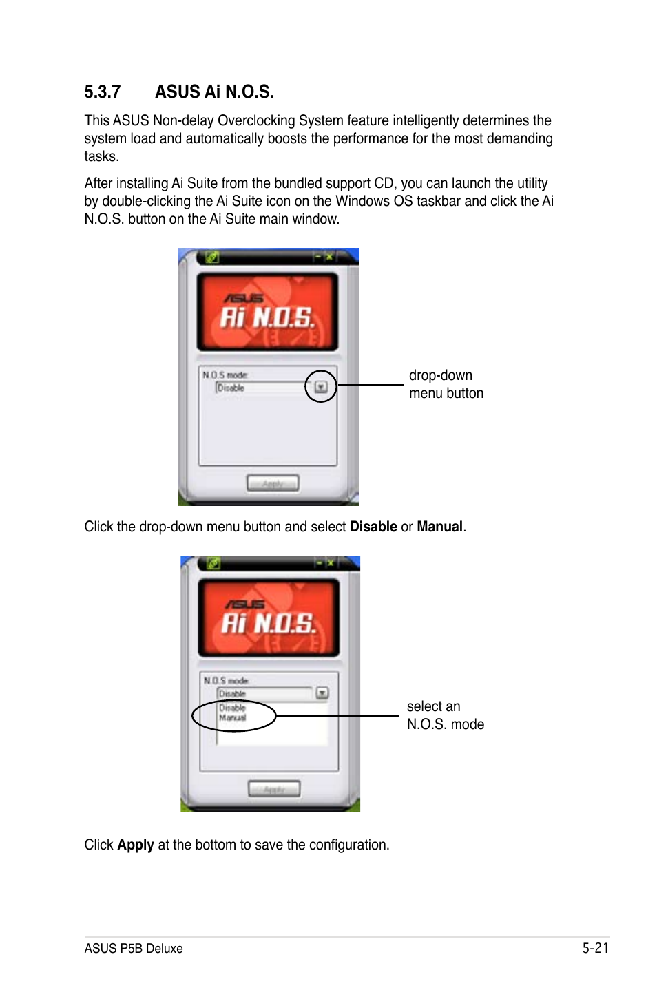 7 asus ai n.o.s | Asus P5B Deluxe/WiFi-AP User Manual | Page 131 / 164