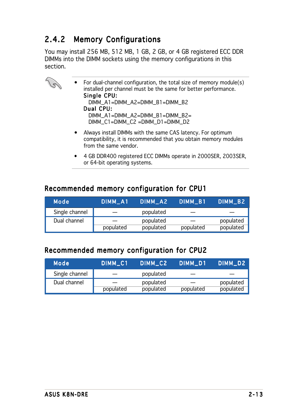 Asus K8N-DRE User Manual | Page 33 / 142