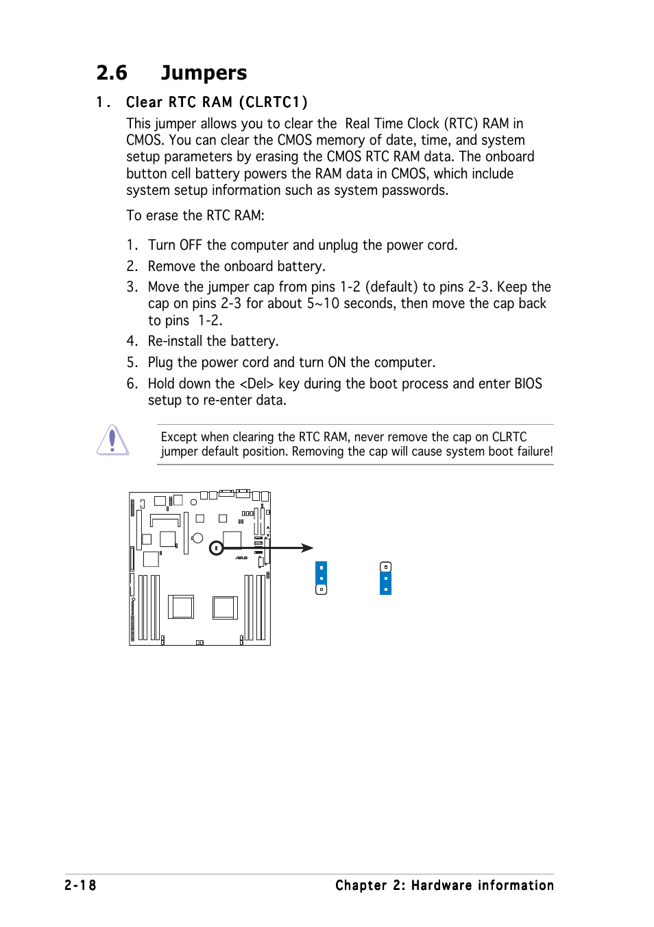 6 jumpers | Asus K8N-DRE User Manual | Page 38 / 142