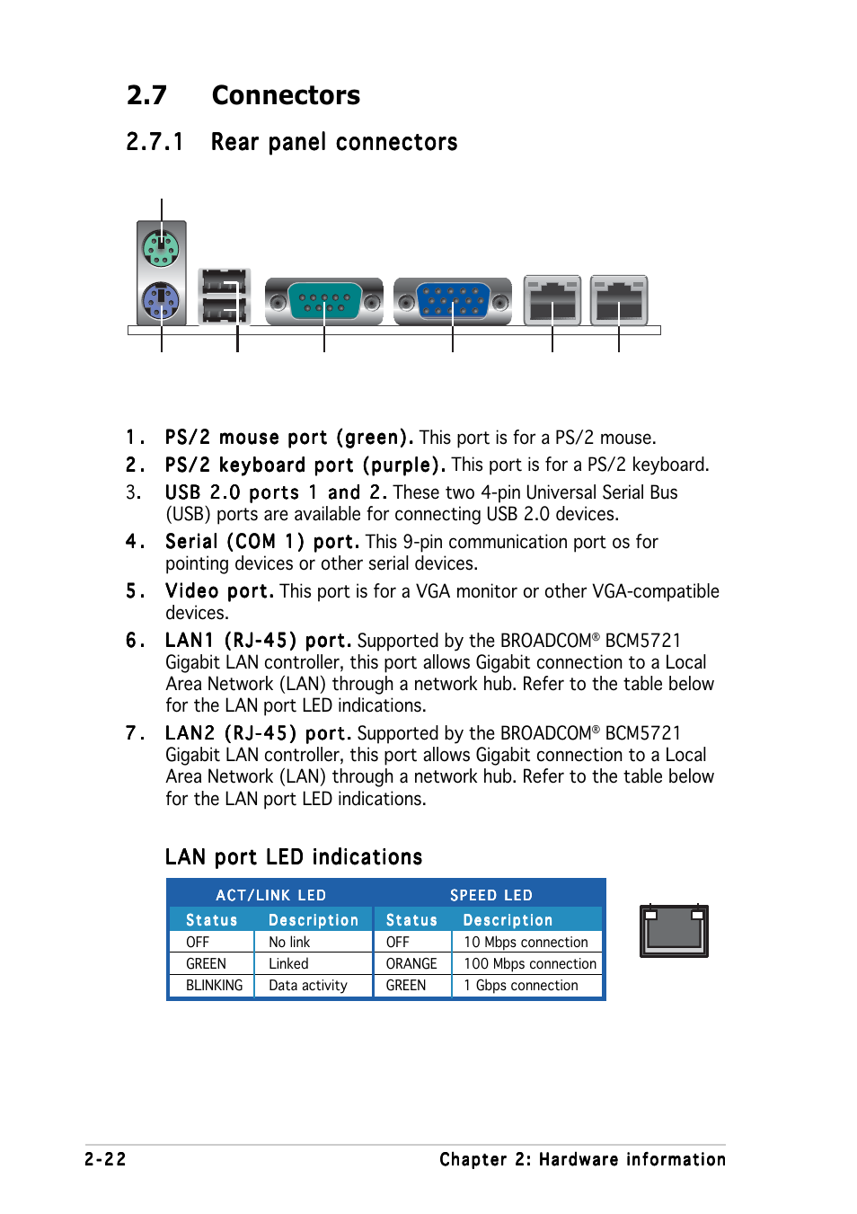 7 connectors | Asus K8N-DRE User Manual | Page 42 / 142