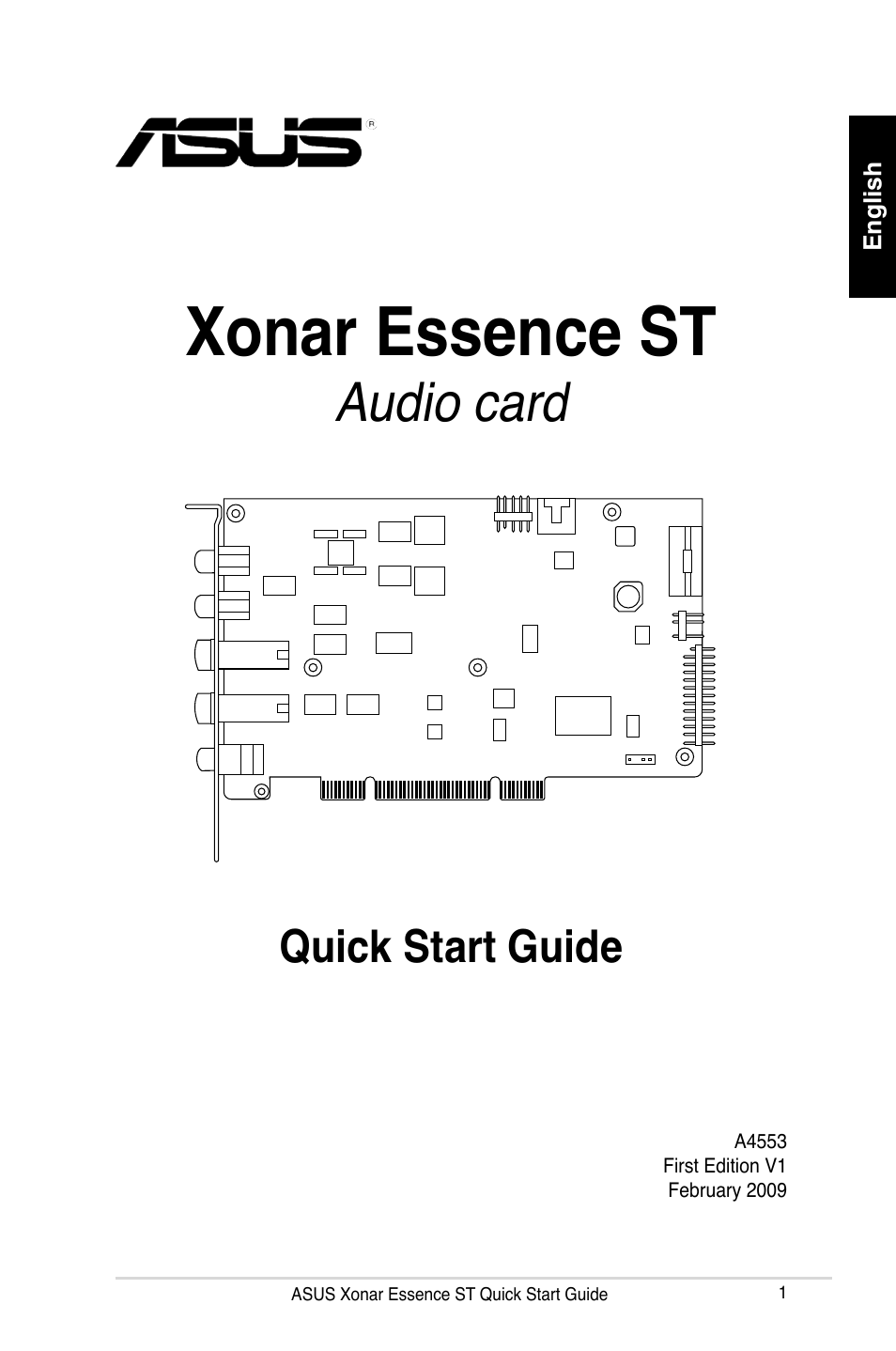 Asus Xonar Essence ST User Manual | 35 pages