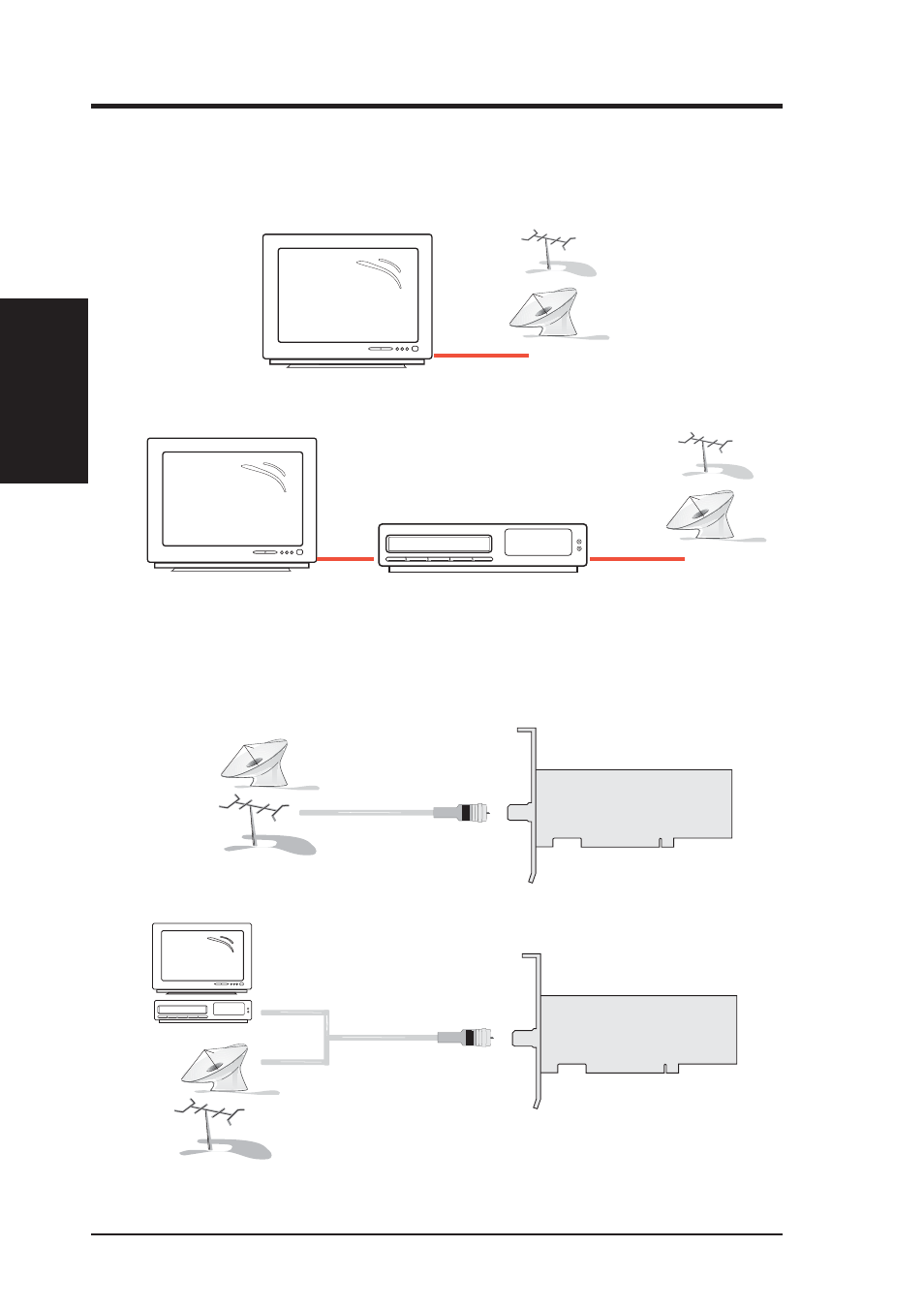 Hardware setup, Step 1, Step 2 | Asus TV TUNER CARD(NTSC) User Manual | Page 14 / 60