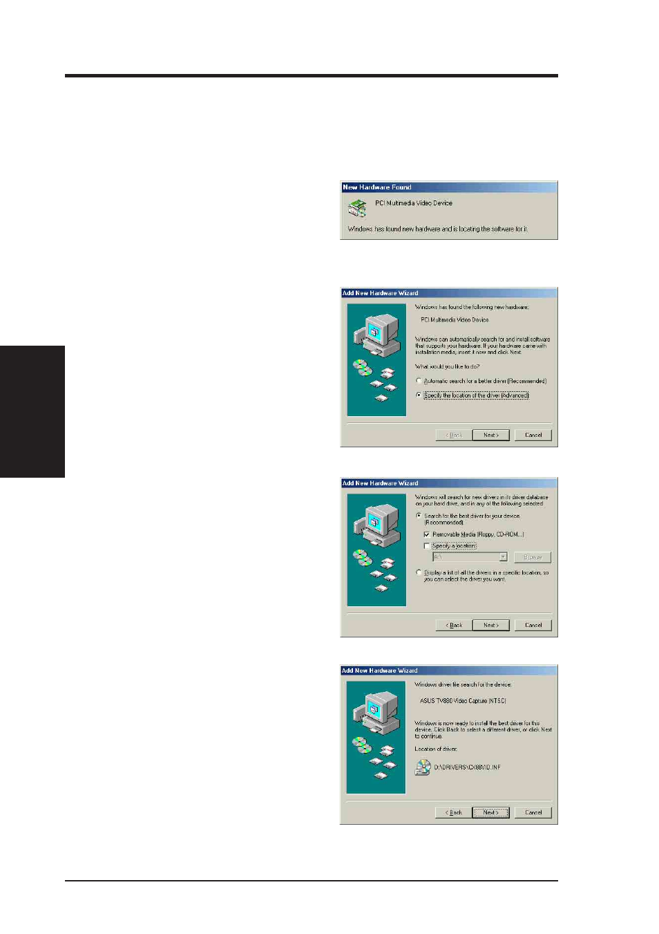 Software setup, Method 2: plug and play | Asus TV TUNER CARD(NTSC) User Manual | Page 24 / 60