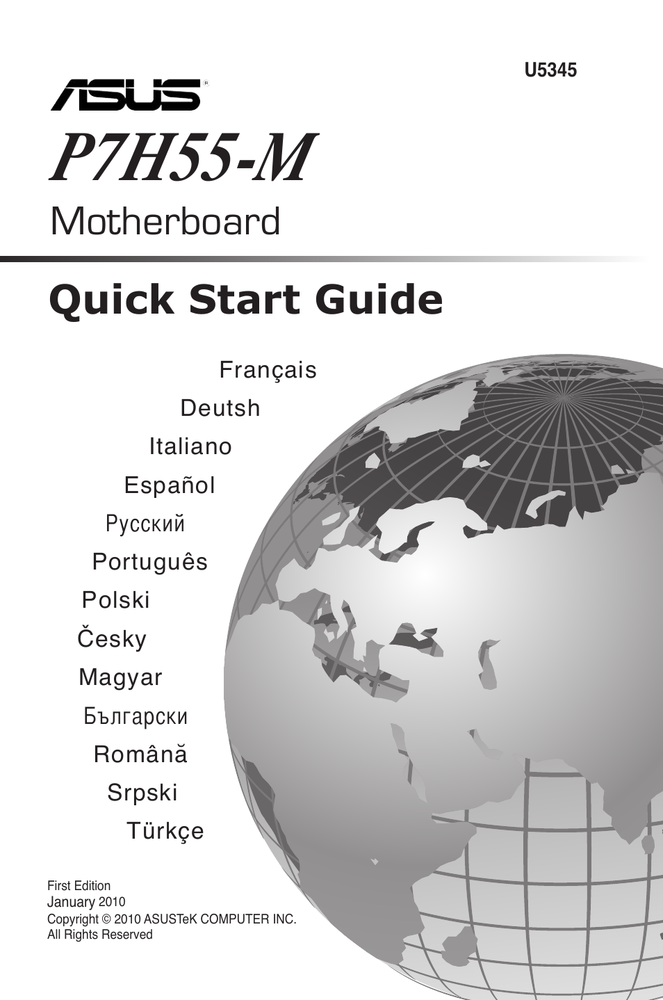 Asus P7H55-M/BR User Manual | 42 pages