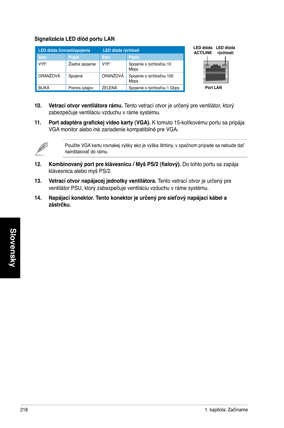 Slovensky | Asus CP3130 User Manual | Page 220 / 478