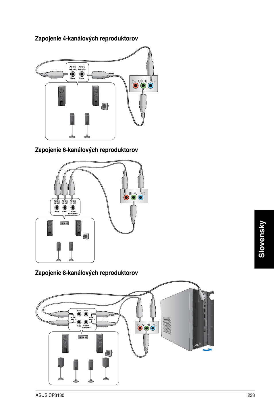 Slovensky | Asus CP3130 User Manual | Page 235 / 478