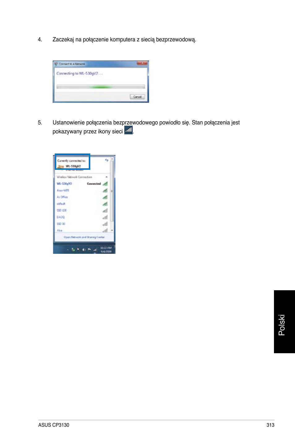 Polski | Asus CP3130 User Manual | Page 315 / 478