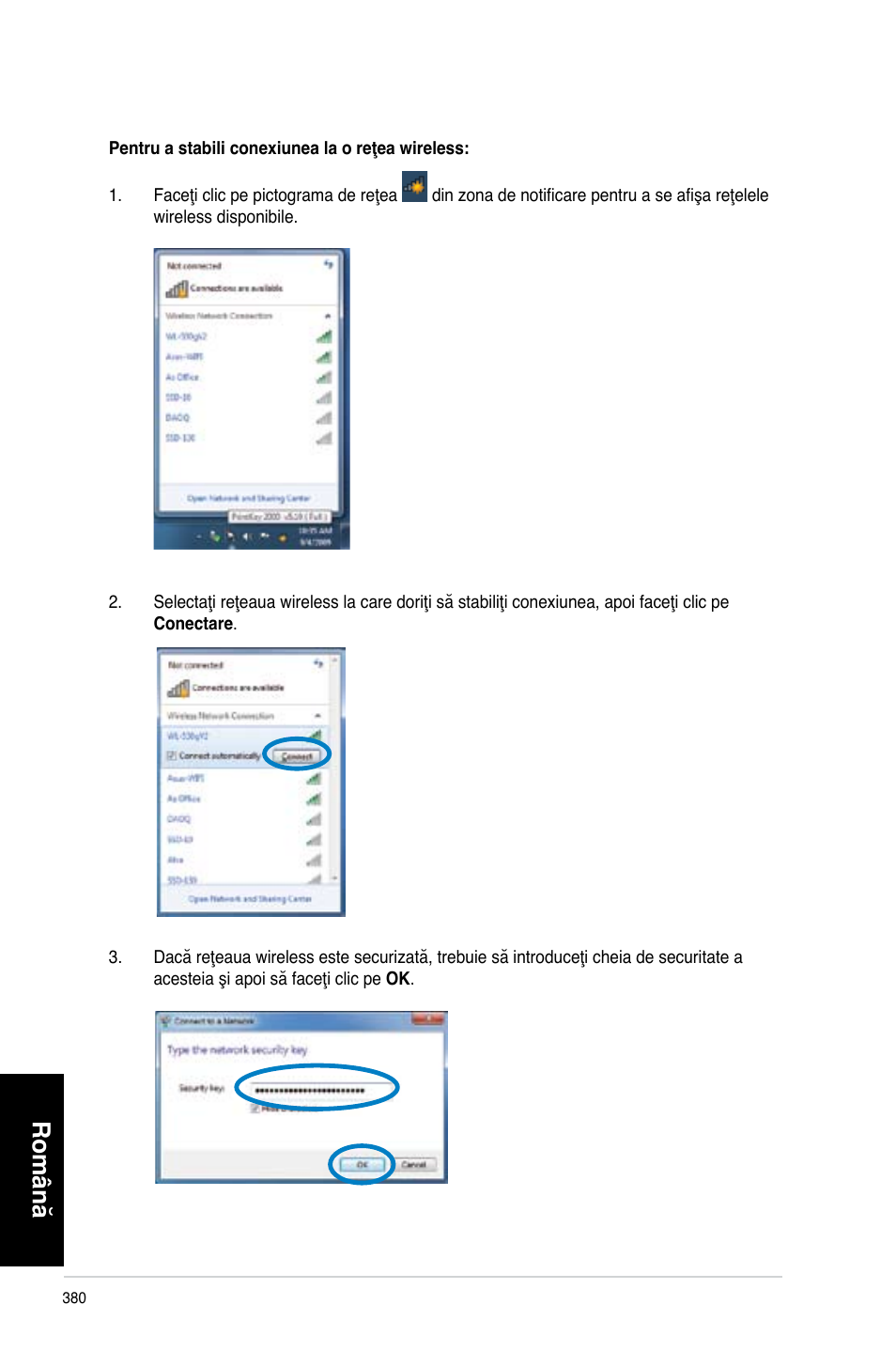 Română | Asus CP3130 User Manual | Page 382 / 478