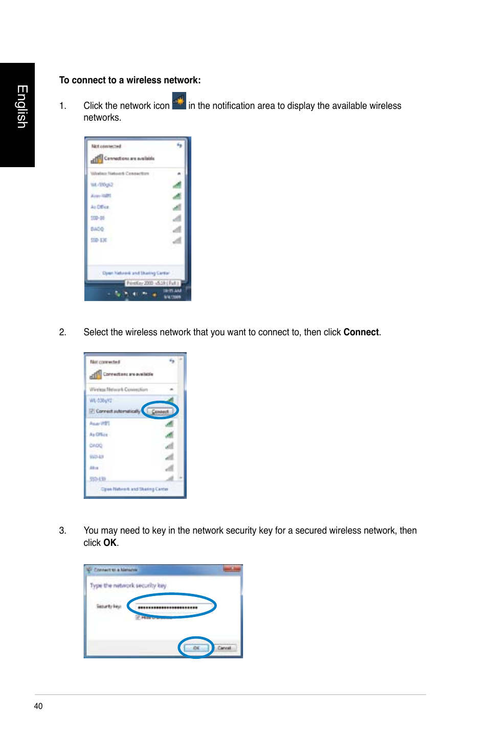 English | Asus CP3130 User Manual | Page 42 / 478