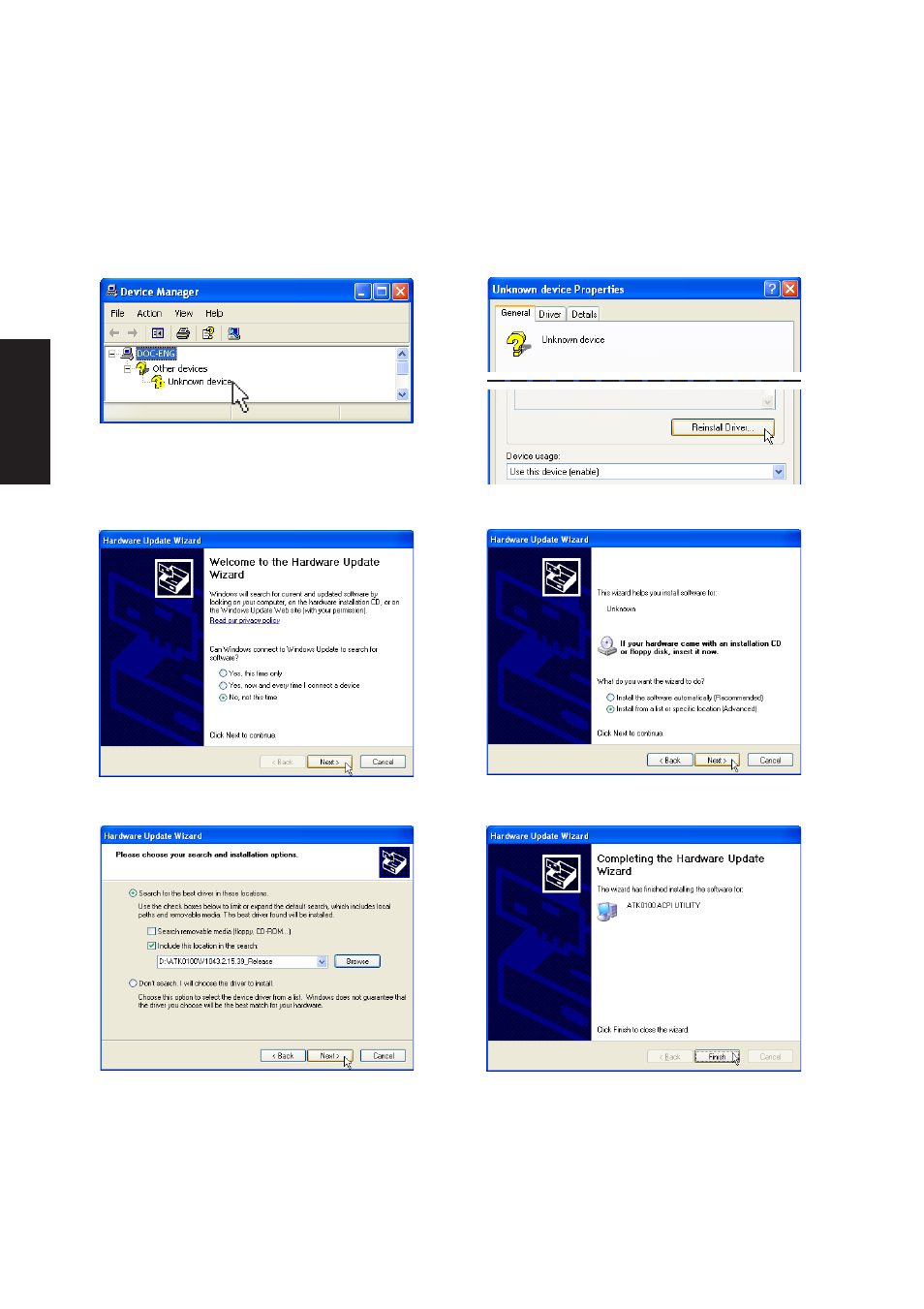 Atk0100 driver setup | Asus W5A User Manual | Page 18 / 134