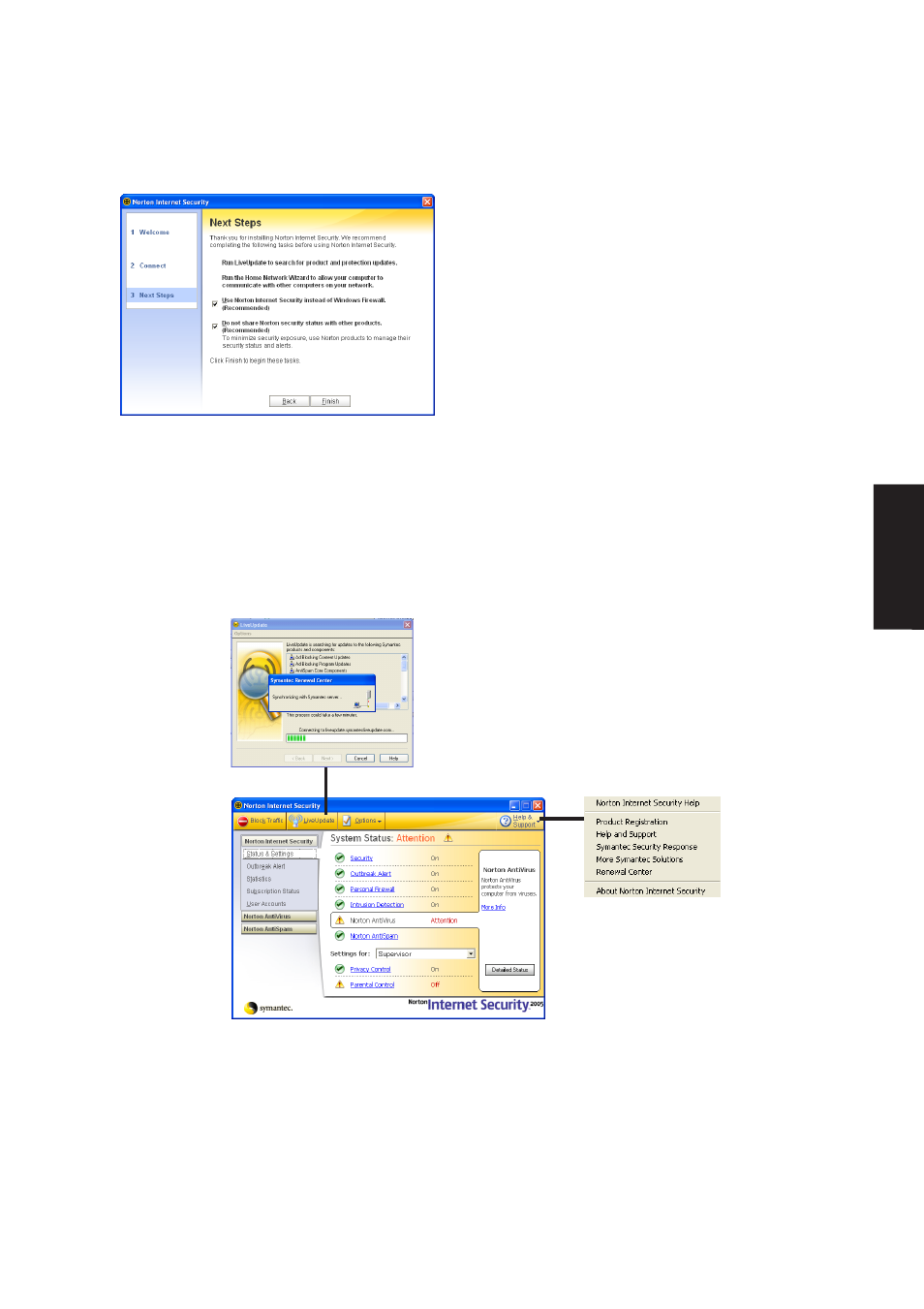 Internet security main window | Asus W5A User Manual | Page 91 / 134