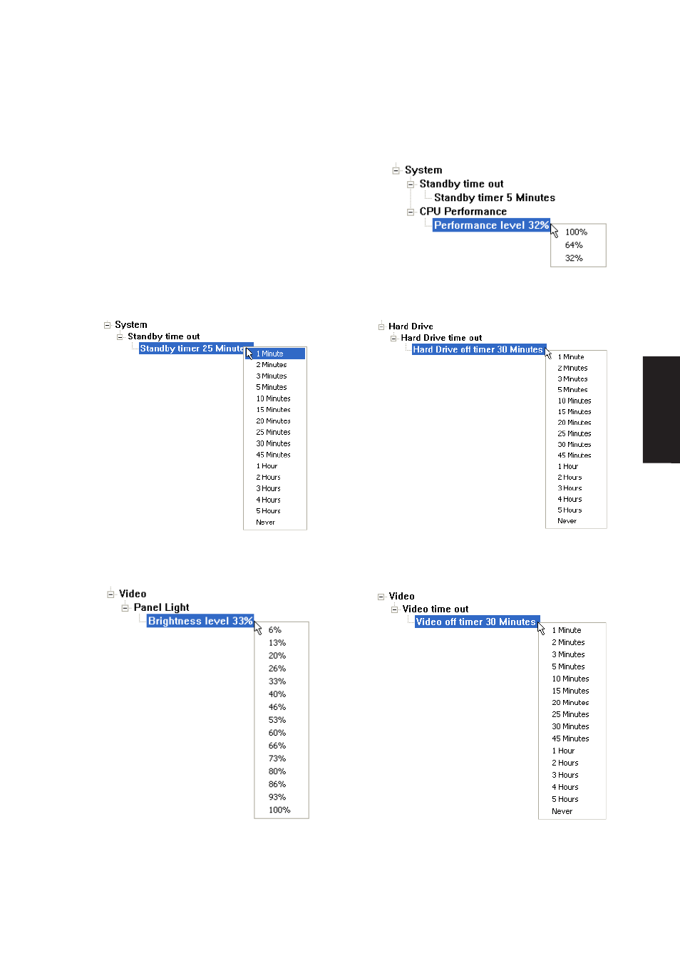 Power saving details | Asus W5A User Manual | Page 97 / 134