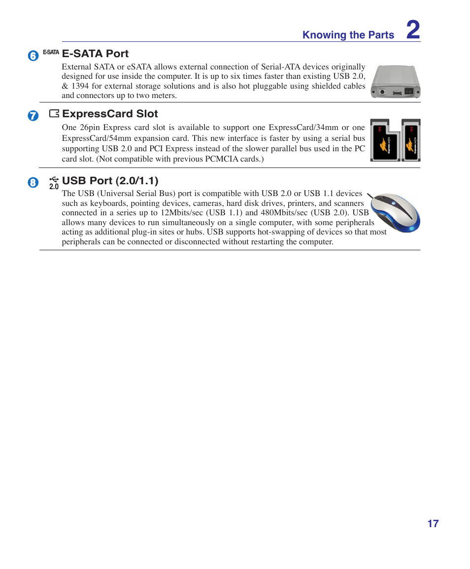 Asus Z84J User Manual | Page 17 / 71