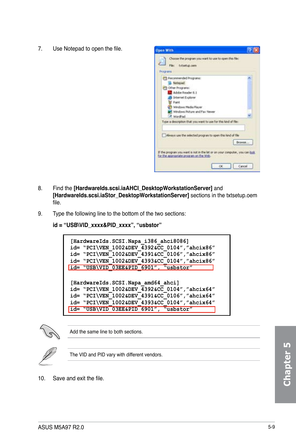 Chapter 5 | Asus M5A97 R2.0 User Manual | Page 141 / 152