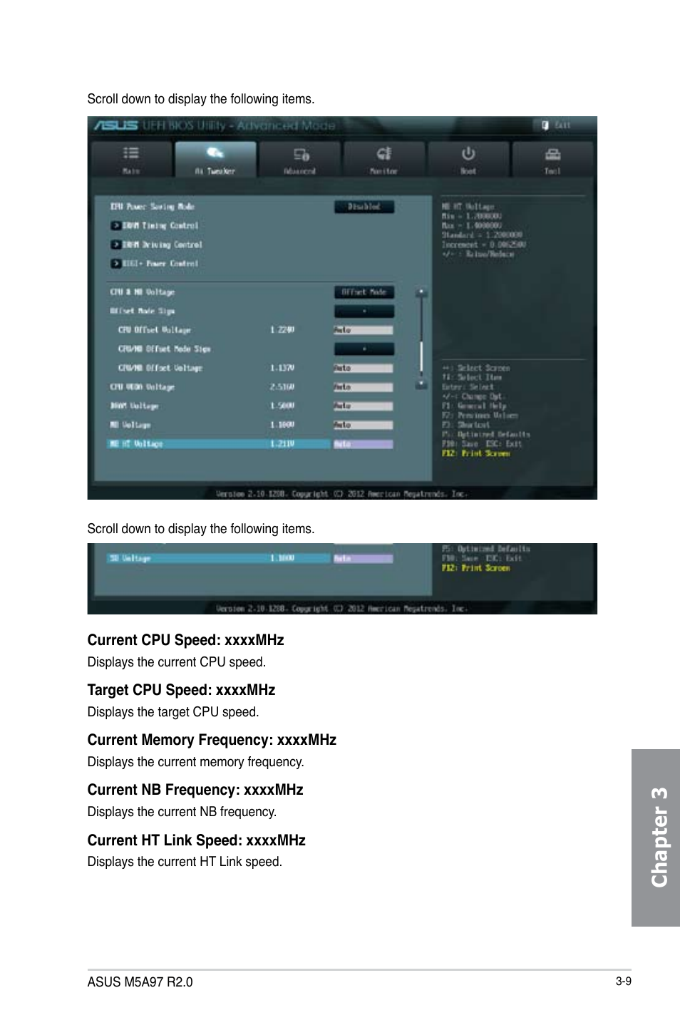 Chapter 3 | Asus M5A97 R2.0 User Manual | Page 69 / 152