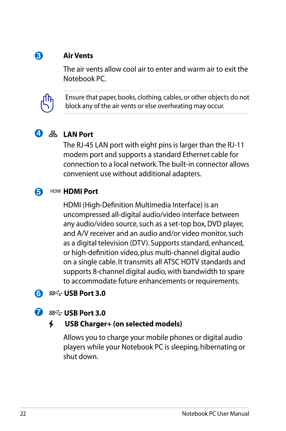 Asus R501DP User Manual | Page 22 / 118