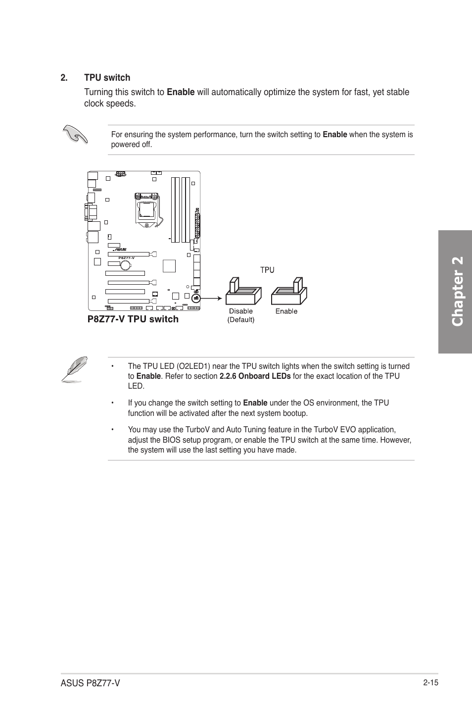 Chapter 2 | Asus P8Z77-V User Manual | Page 39 / 174