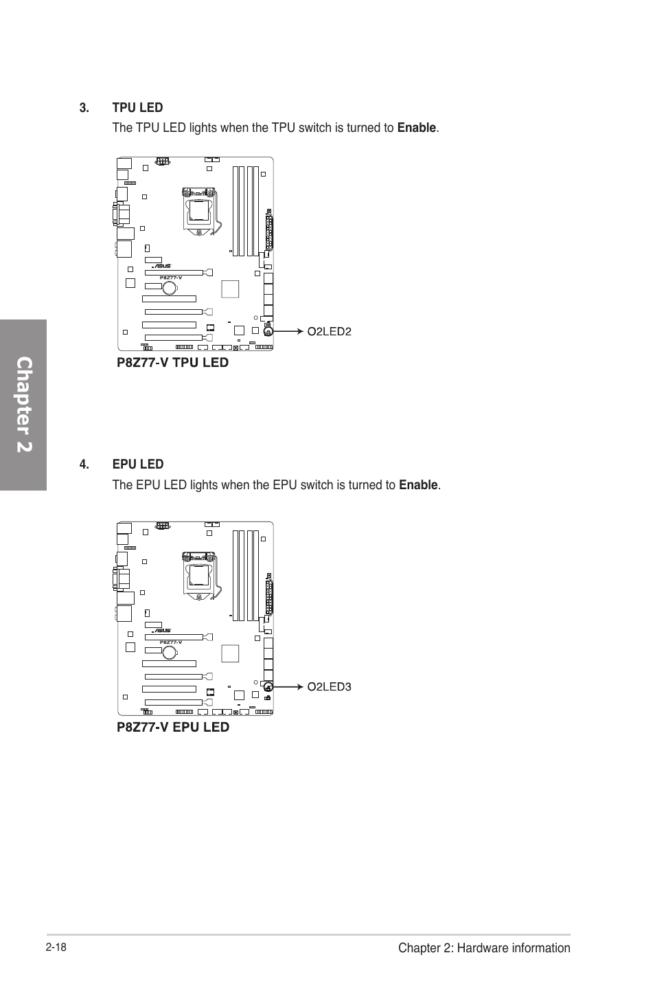 Chapter 2 | Asus P8Z77-V User Manual | Page 42 / 174