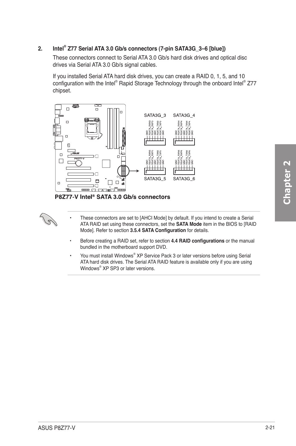 Chapter 2 | Asus P8Z77-V User Manual | Page 45 / 174