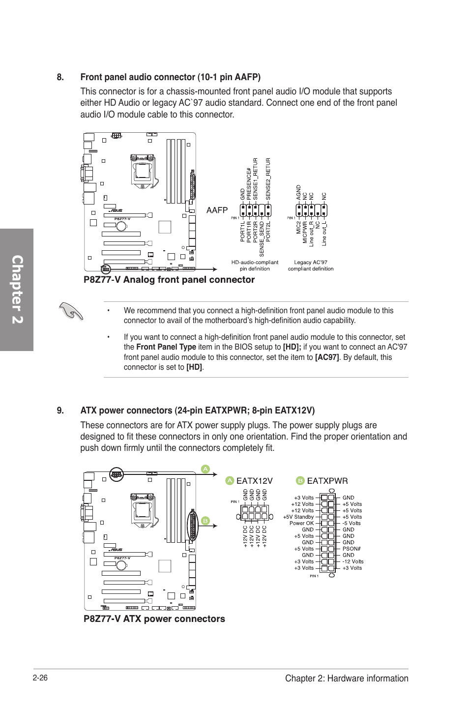 Chapter 2 | Asus P8Z77-V User Manual | Page 50 / 174