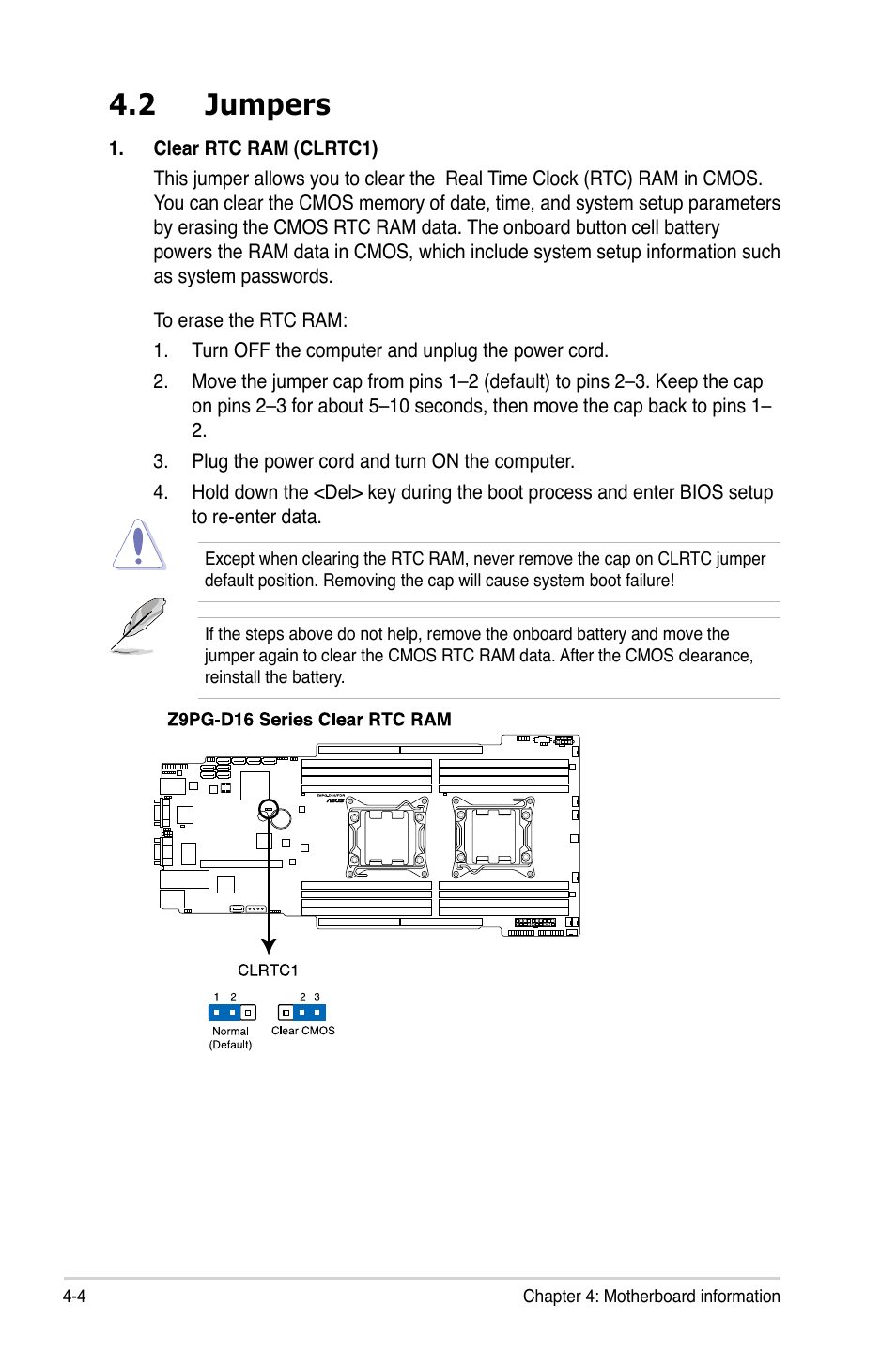 2 jumpers | Asus ESC4000 G2 User Manual | Page 60 / 200