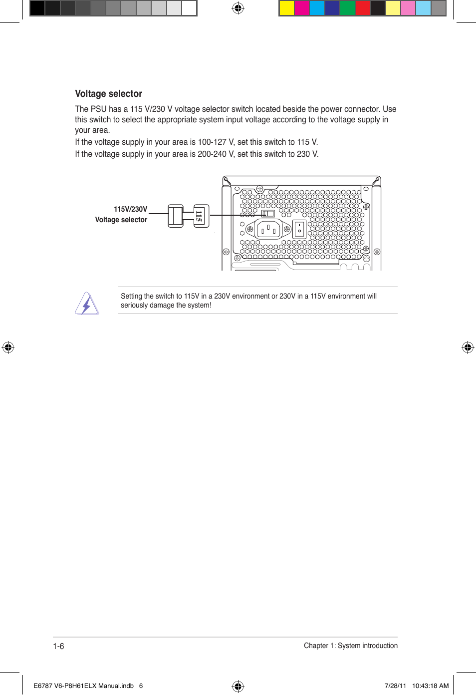 Asus V6-P8H61ELX User Manual | Page 14 / 72