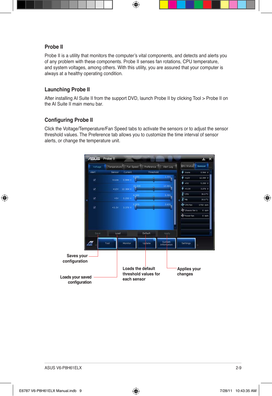 Asus V6-P8H61ELX User Manual | Page 27 / 72
