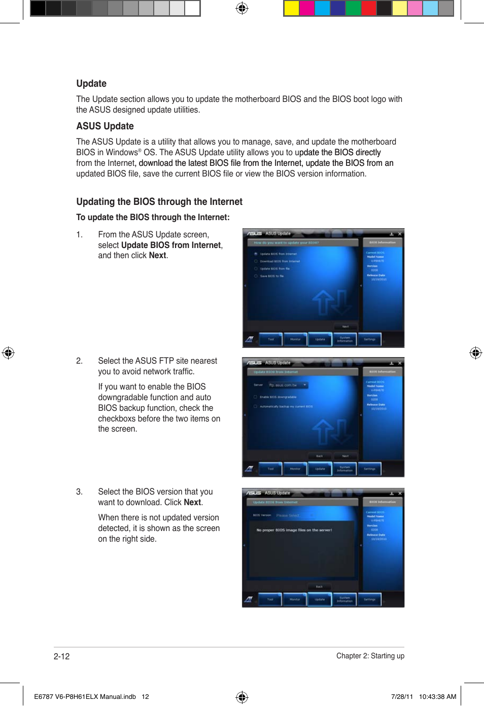 Asus V6-P8H61ELX User Manual | Page 30 / 72