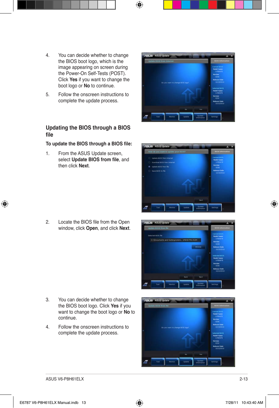 Asus V6-P8H61ELX User Manual | Page 31 / 72