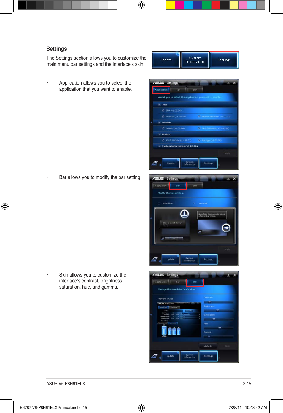 Asus V6-P8H61ELX User Manual | Page 33 / 72