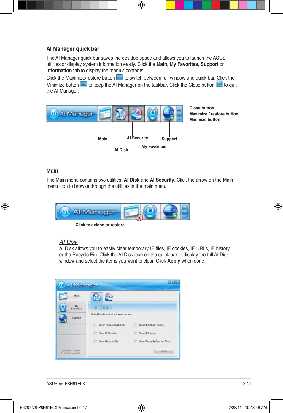 Asus V6-P8H61ELX User Manual | Page 35 / 72