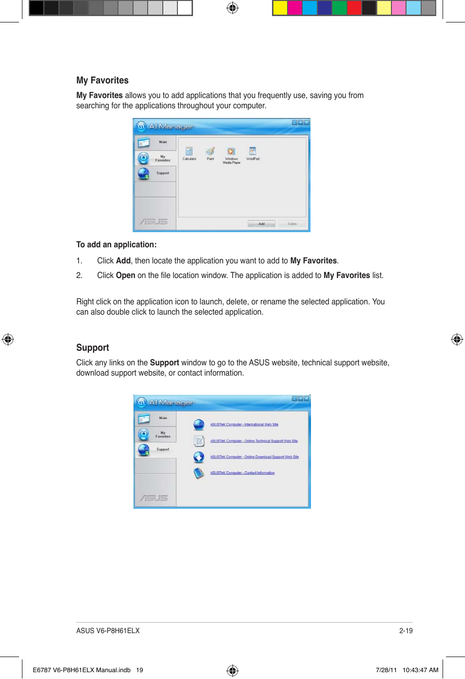 Asus V6-P8H61ELX User Manual | Page 37 / 72