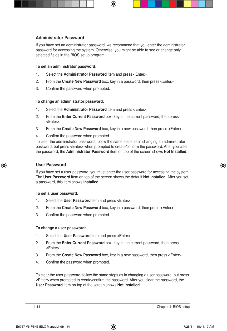 Asus V6-P8H61ELX User Manual | Page 60 / 72