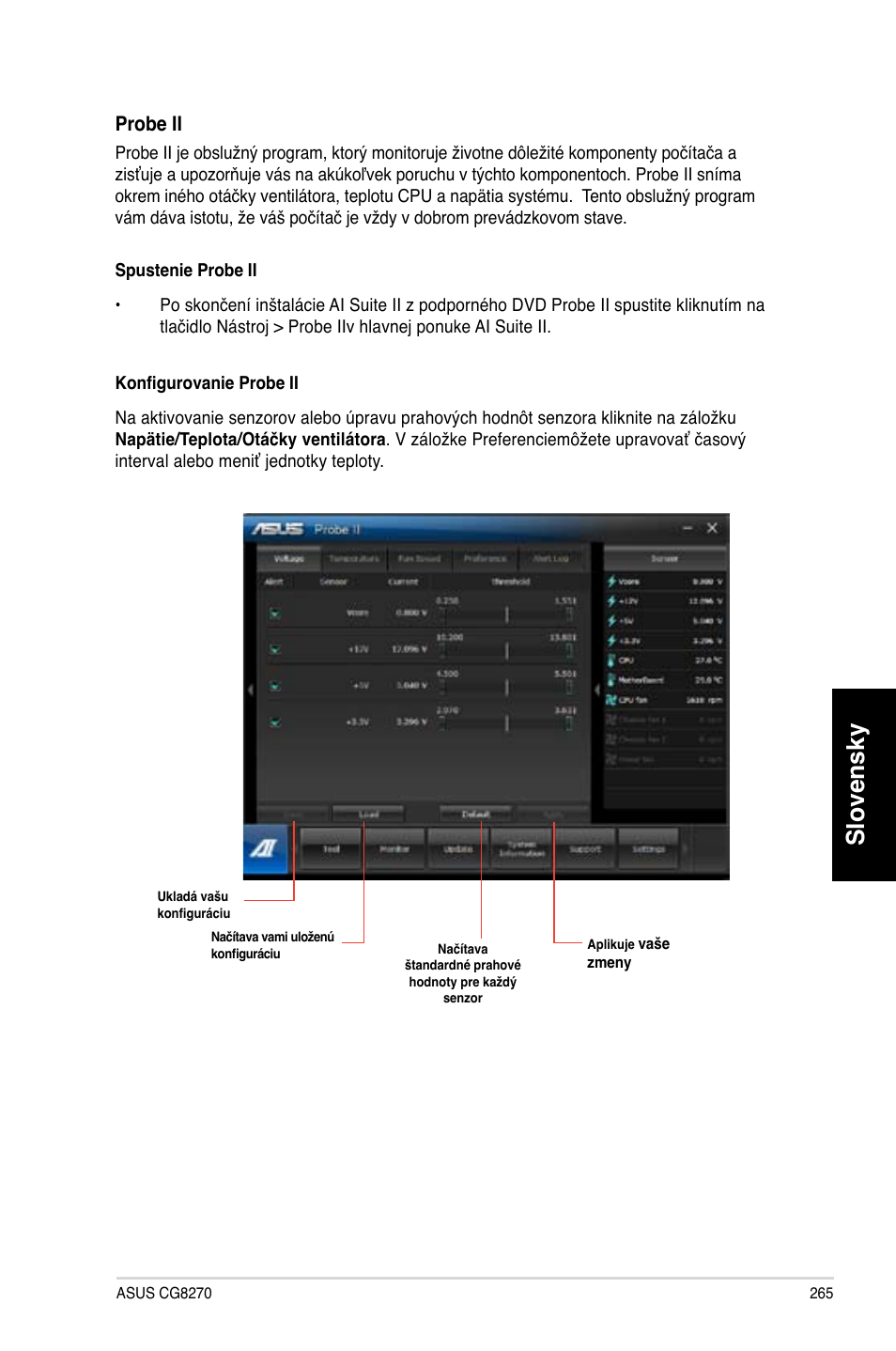 Slovensky | Asus CG8270 User Manual | Page 267 / 362