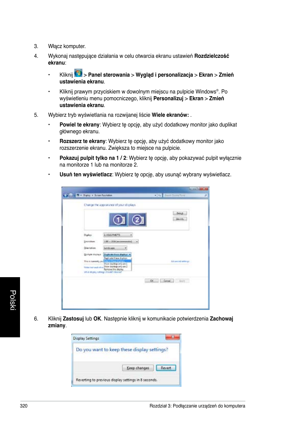 Polski | Asus CG8270 User Manual | Page 322 / 362