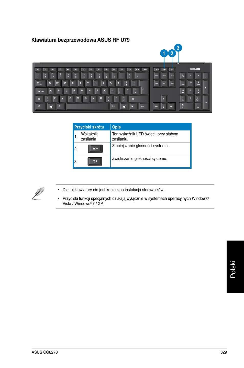 Polski | Asus CG8270 User Manual | Page 331 / 362