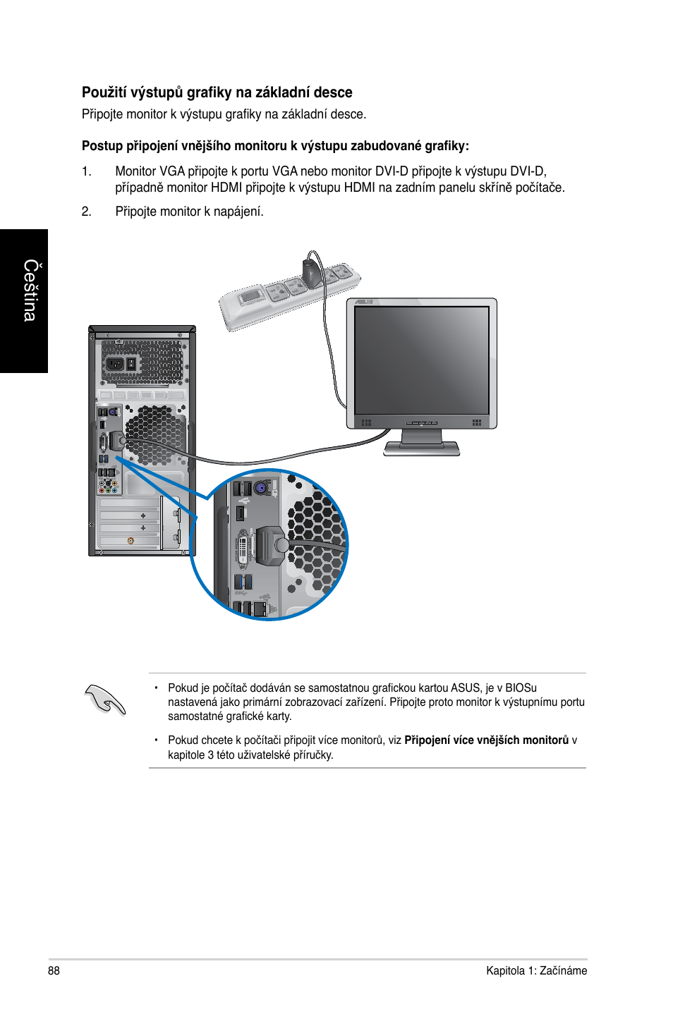 Čeština | Asus CG8270 User Manual | Page 90 / 362