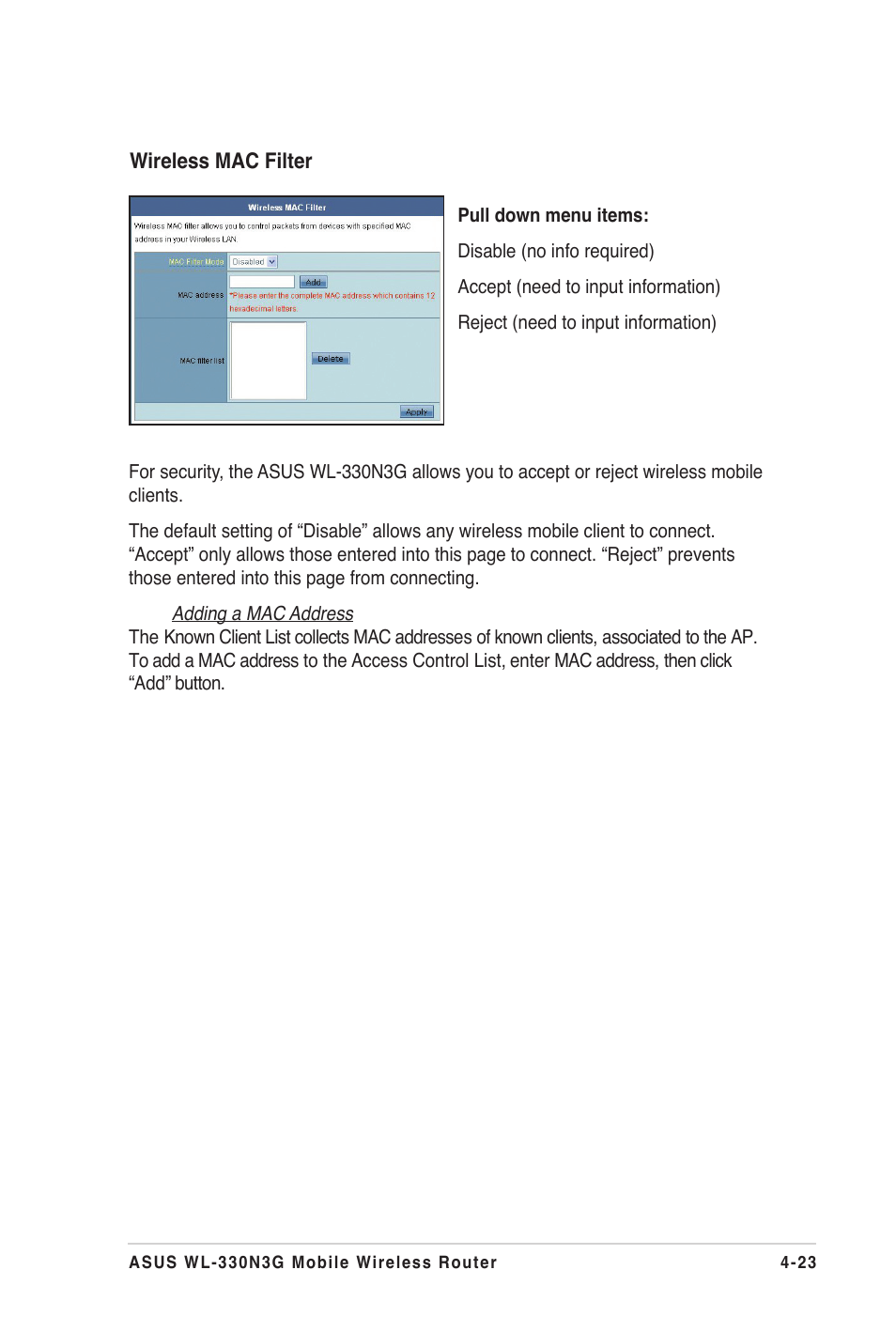 Asus WL-330N3G User Manual | Page 49 / 70