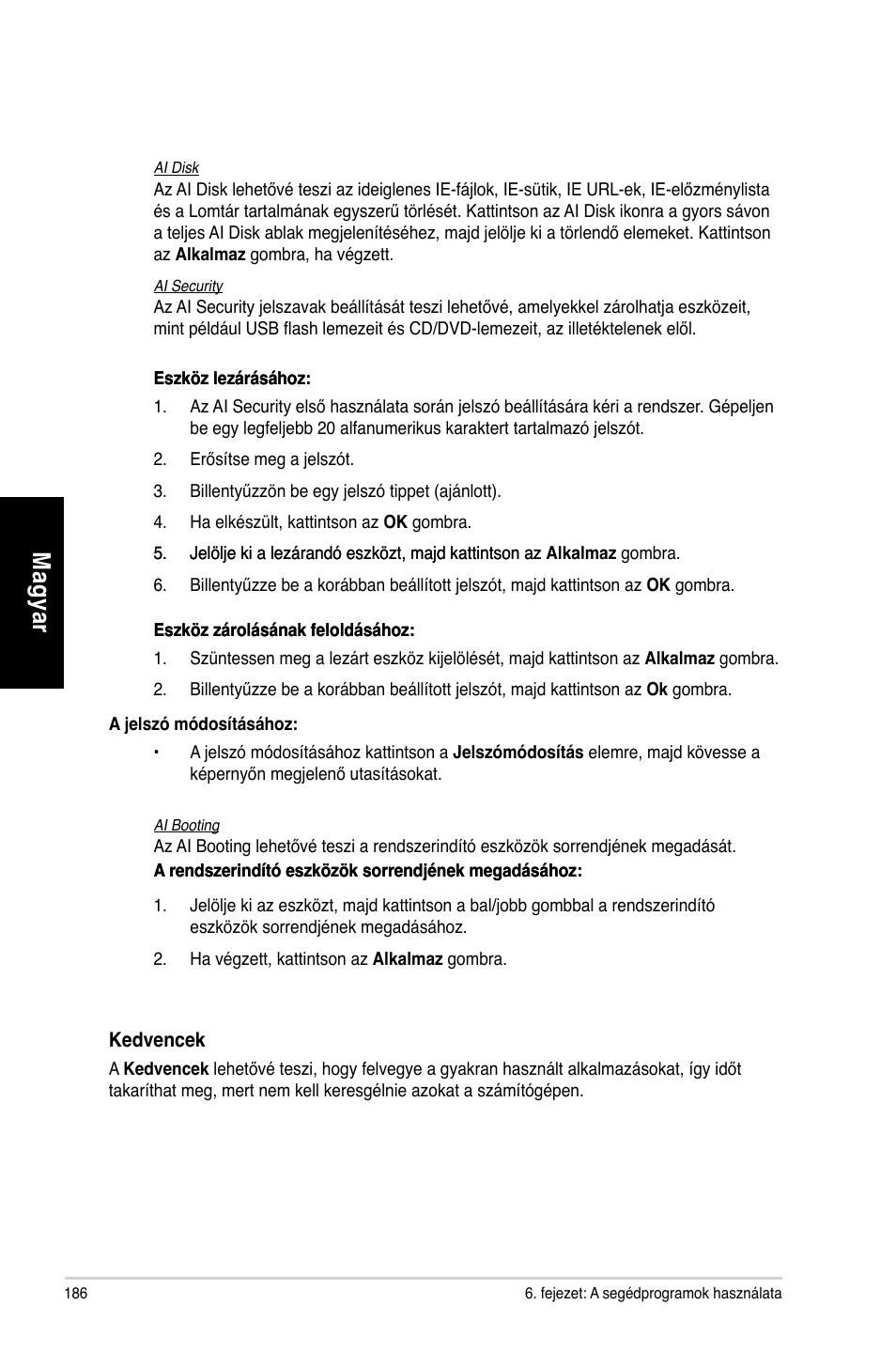 Mag ya r m ag ya r m ag ya r m ag ya r | Asus CM1740 User Manual | Page 186 / 330