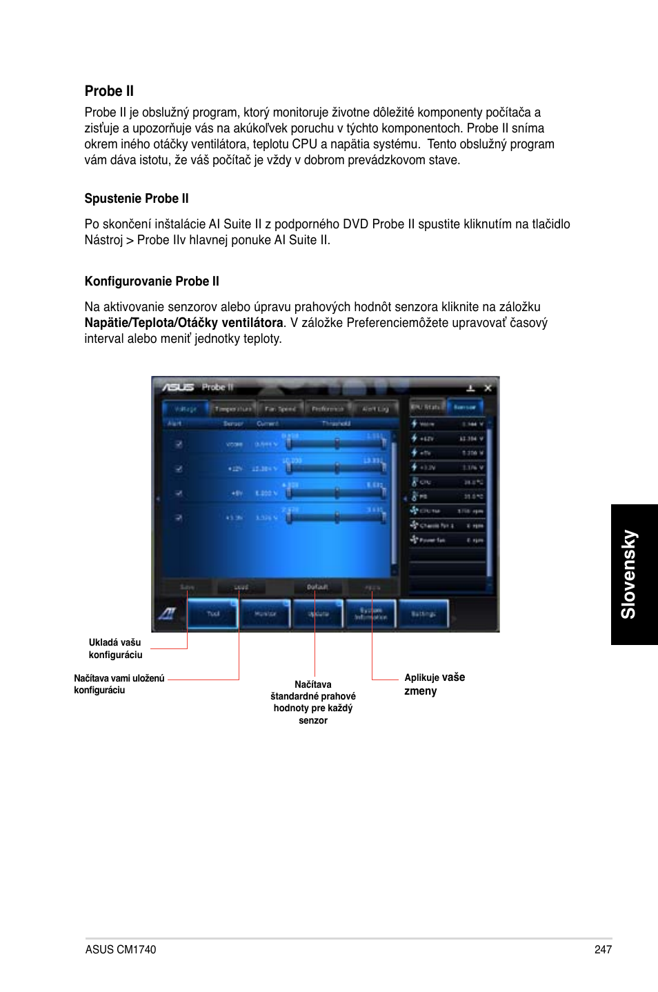 Slovensky | Asus CM1740 User Manual | Page 247 / 330