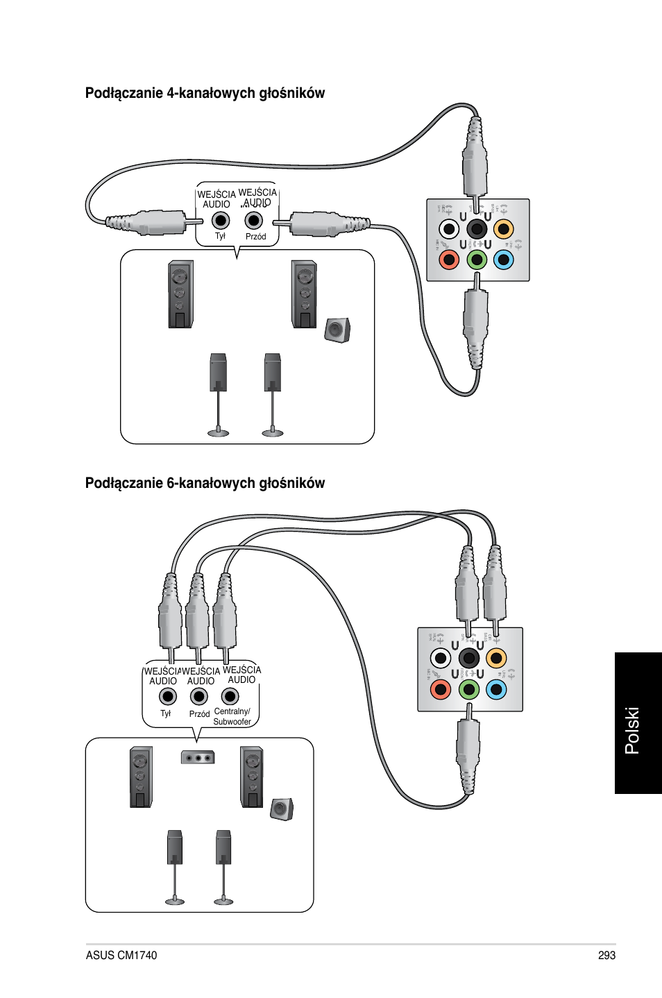 Polski | Asus CM1740 User Manual | Page 293 / 330