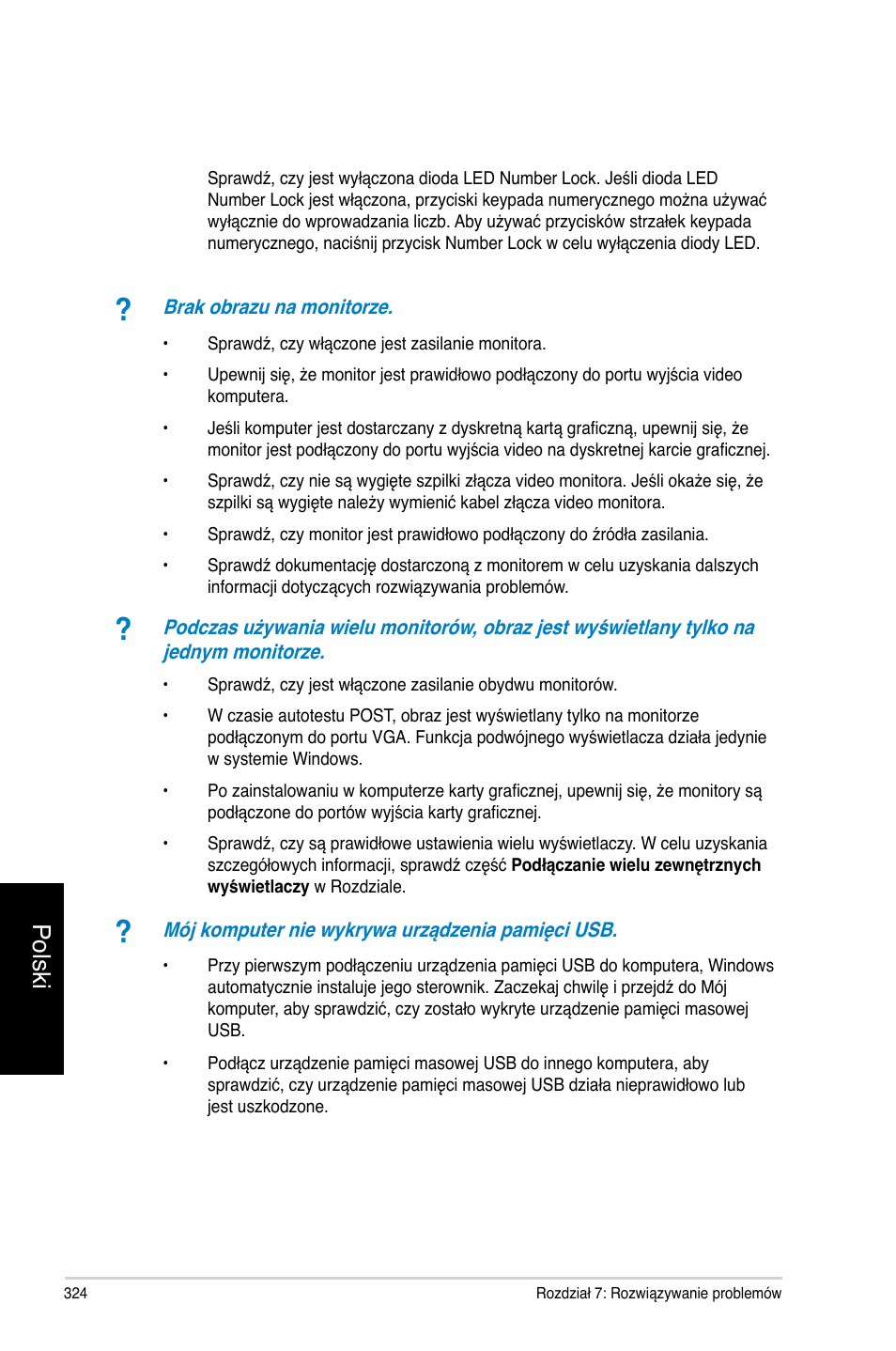 Polski | Asus CM1740 User Manual | Page 324 / 330