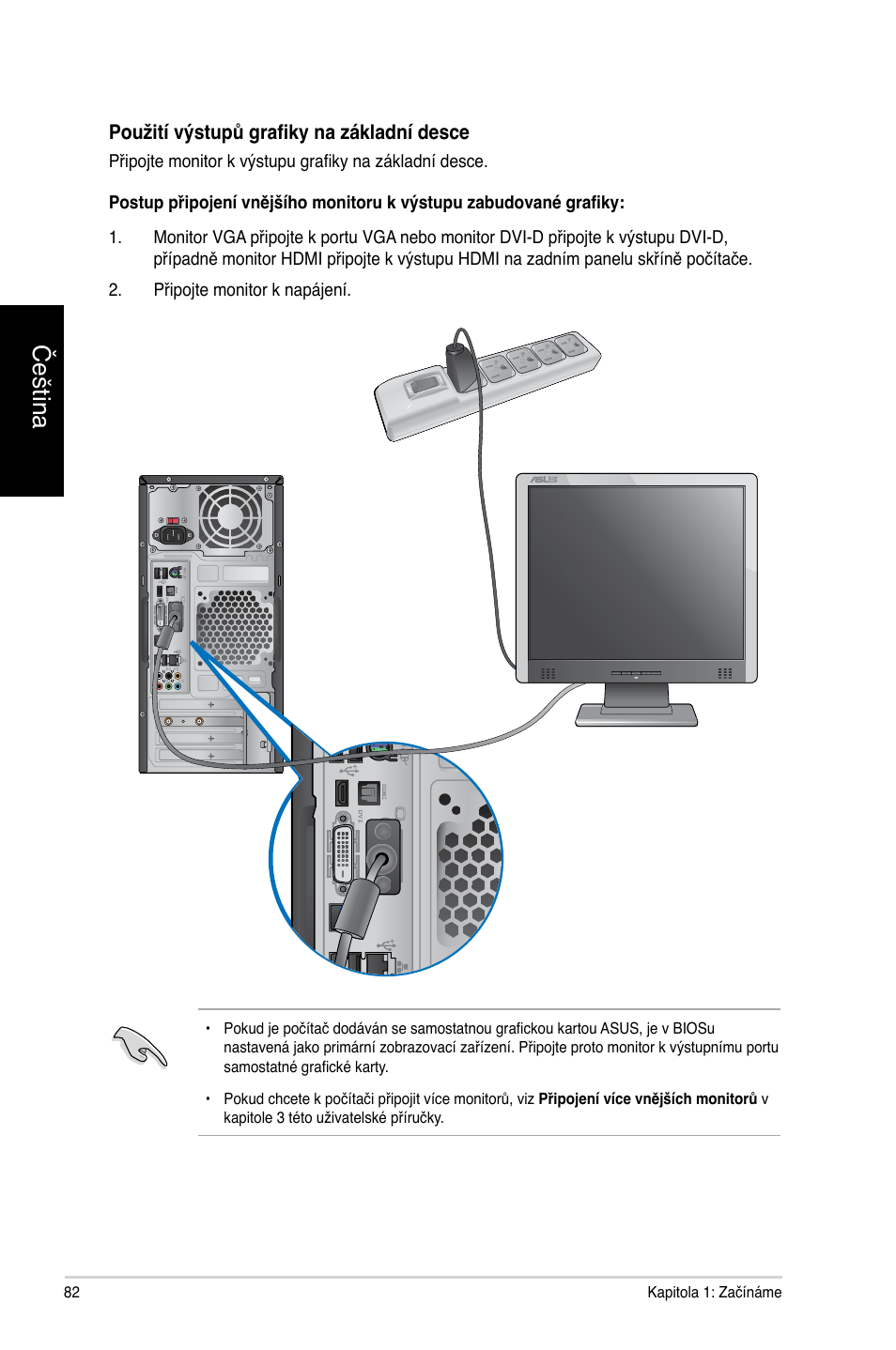 Čeština | Asus CM1740 User Manual | Page 82 / 330