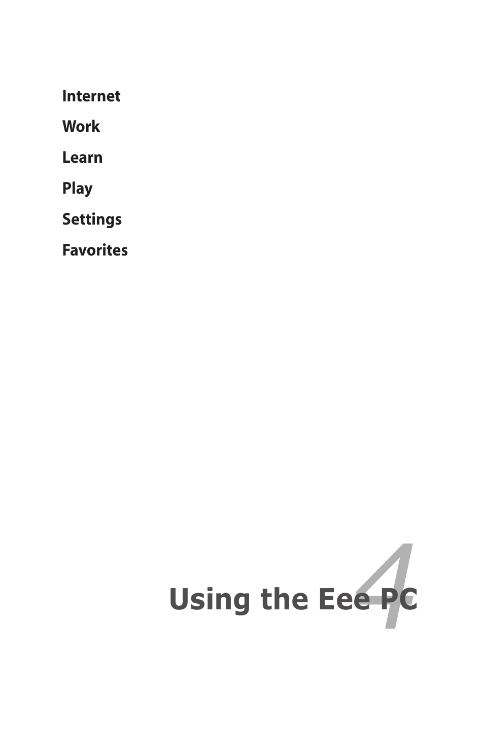 Asus Eee PC 2G Surf/Linux User Manual | Page 35 / 120