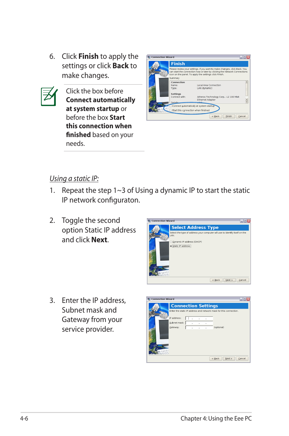 Asus Eee PC 2G Surf/Linux User Manual | Page 40 / 120