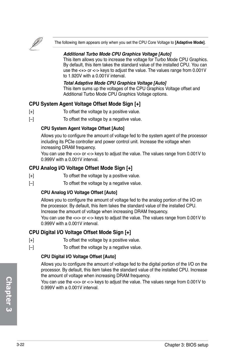 Chapter 3 | Asus Z87-EXPERT User Manual | Page 106 / 174