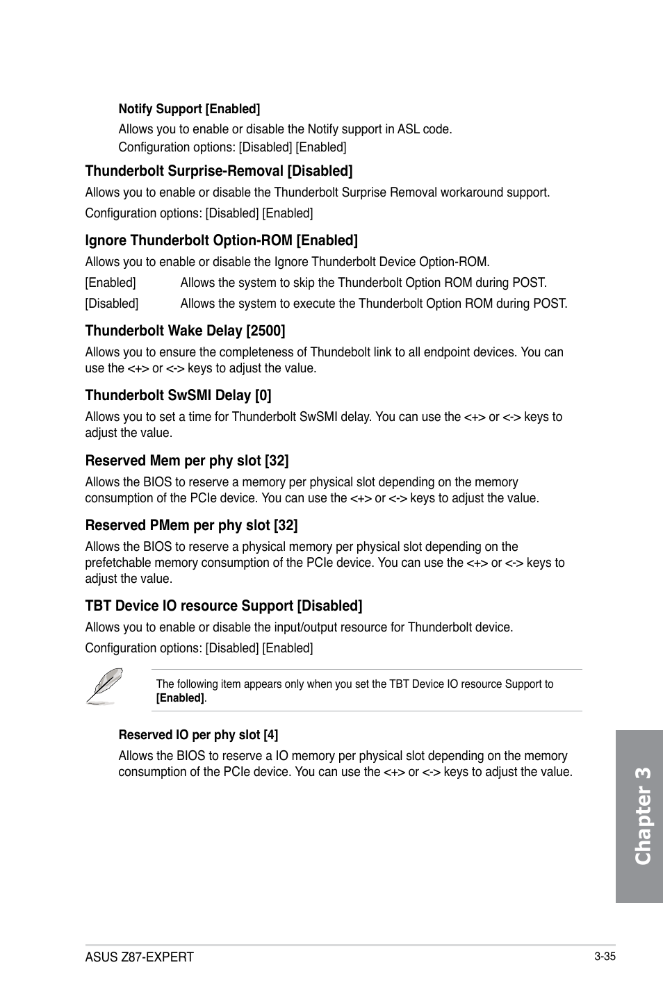 Chapter 3 | Asus Z87-EXPERT User Manual | Page 119 / 174