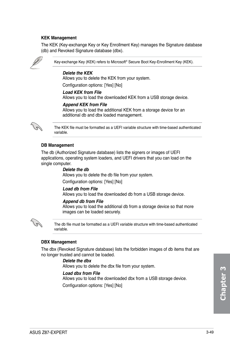 Chapter 3 | Asus Z87-EXPERT User Manual | Page 133 / 174